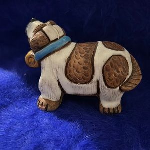 Vintage CASALS glass dog